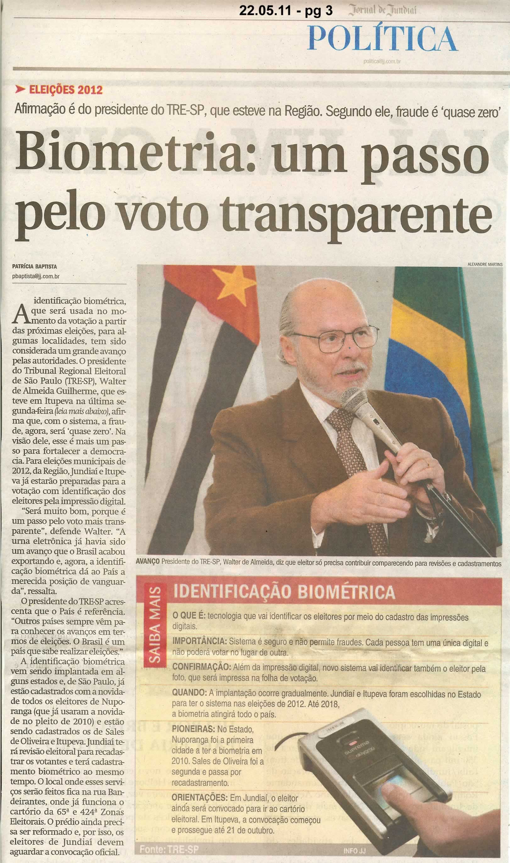 Jornal de Jundiaí - 22/05/2011