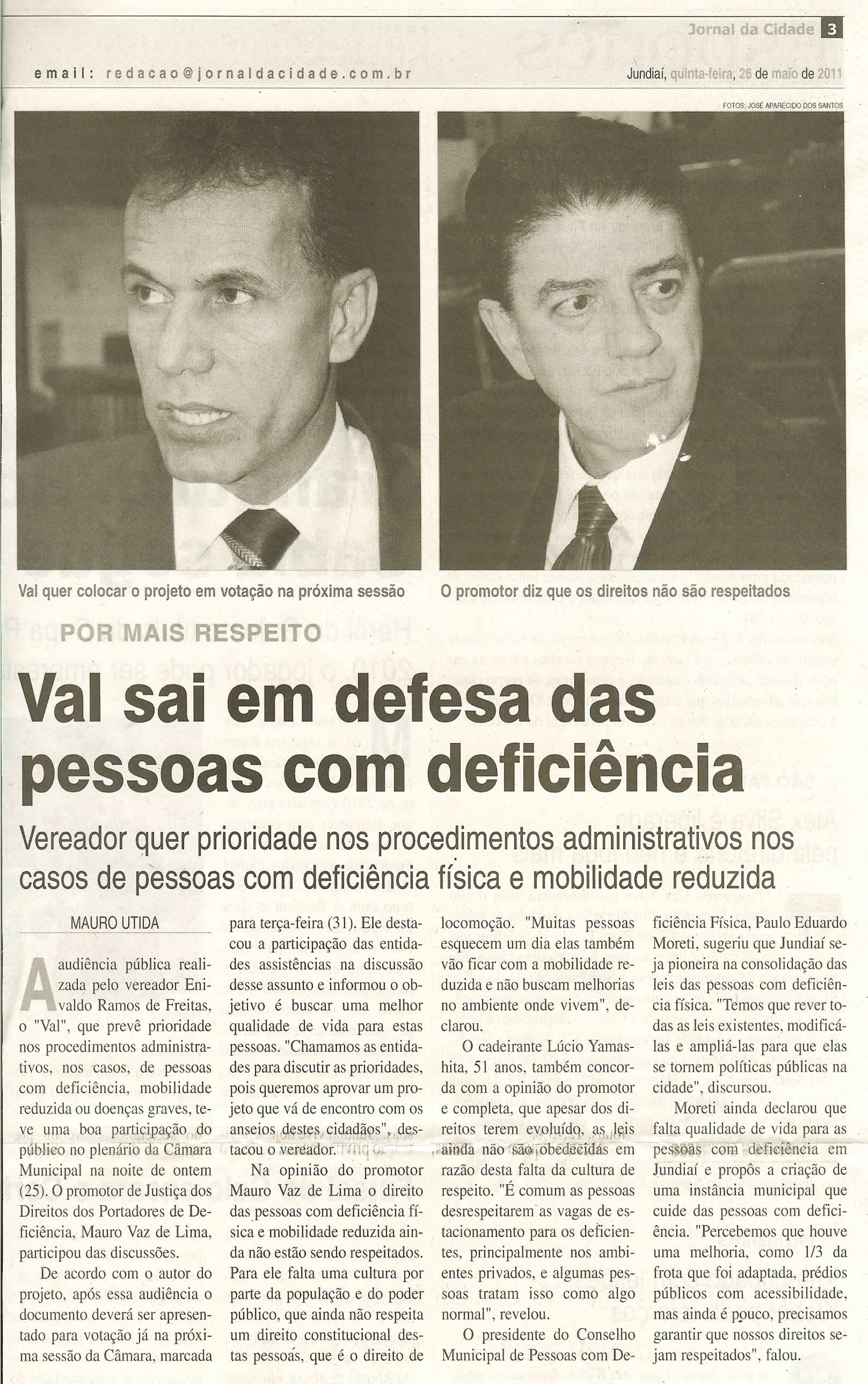Jornal da Cidade - 26/05/2011