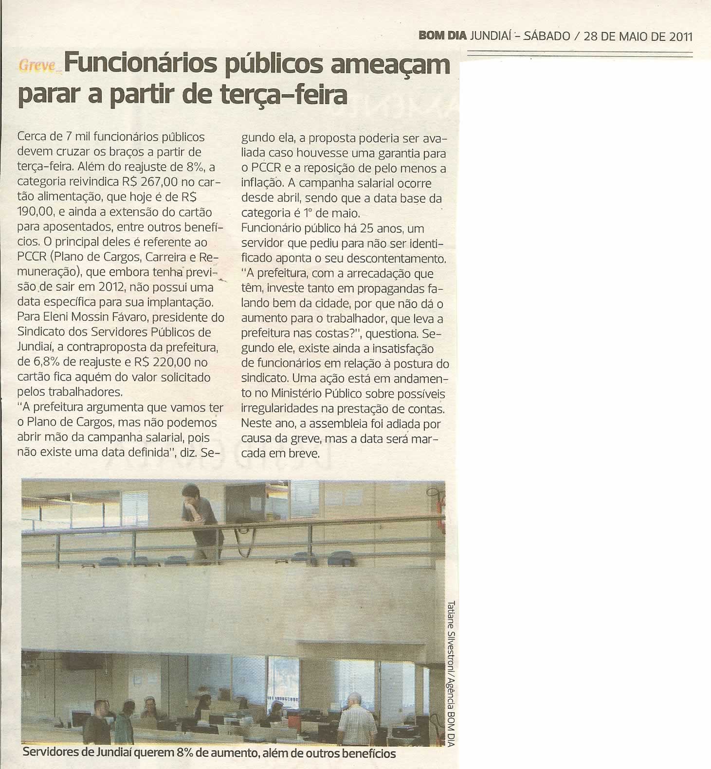 Bom Dia Jundiaí - 28/05/2011