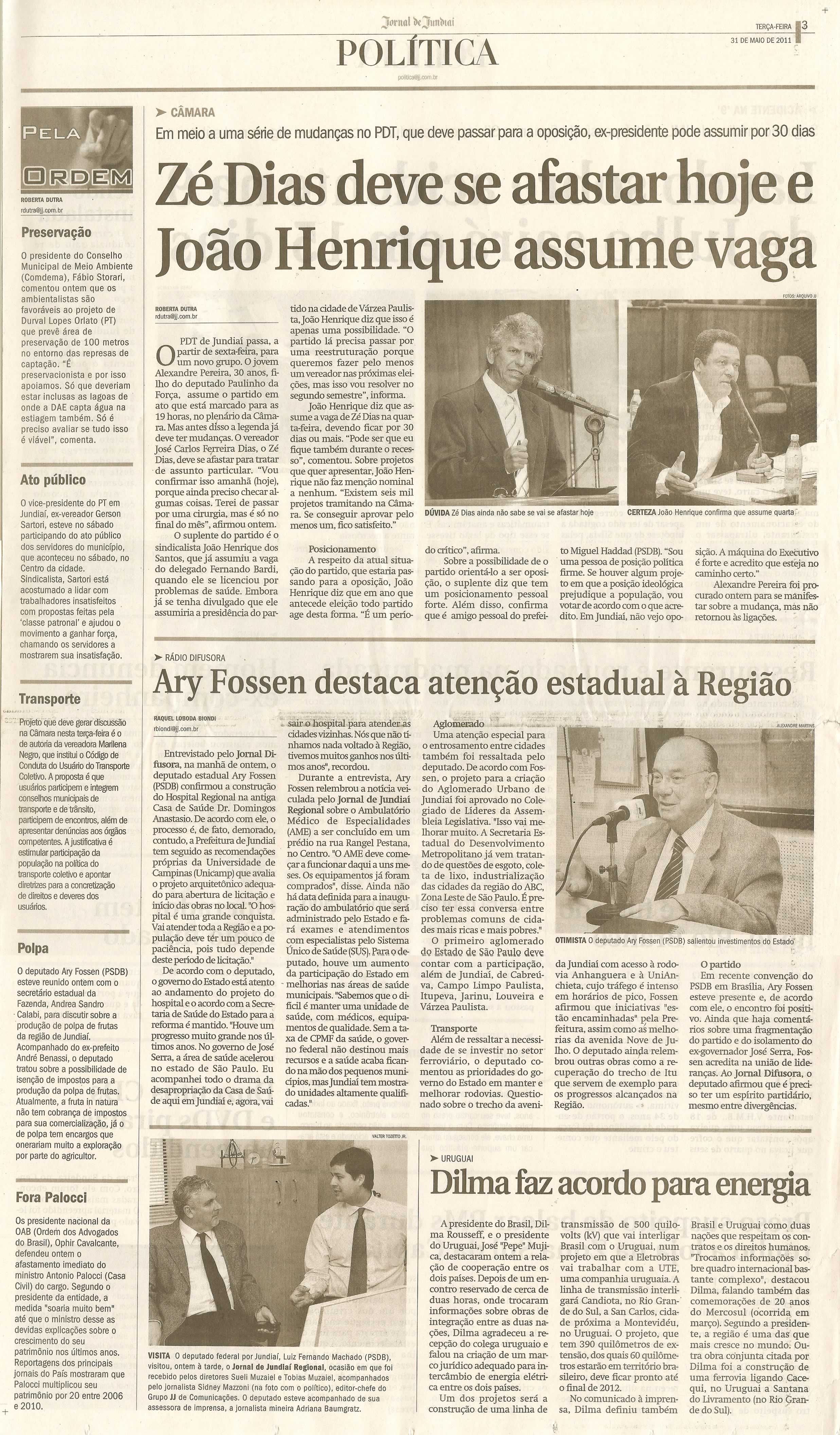 Jornal de Jundiaí - 31/05/2011