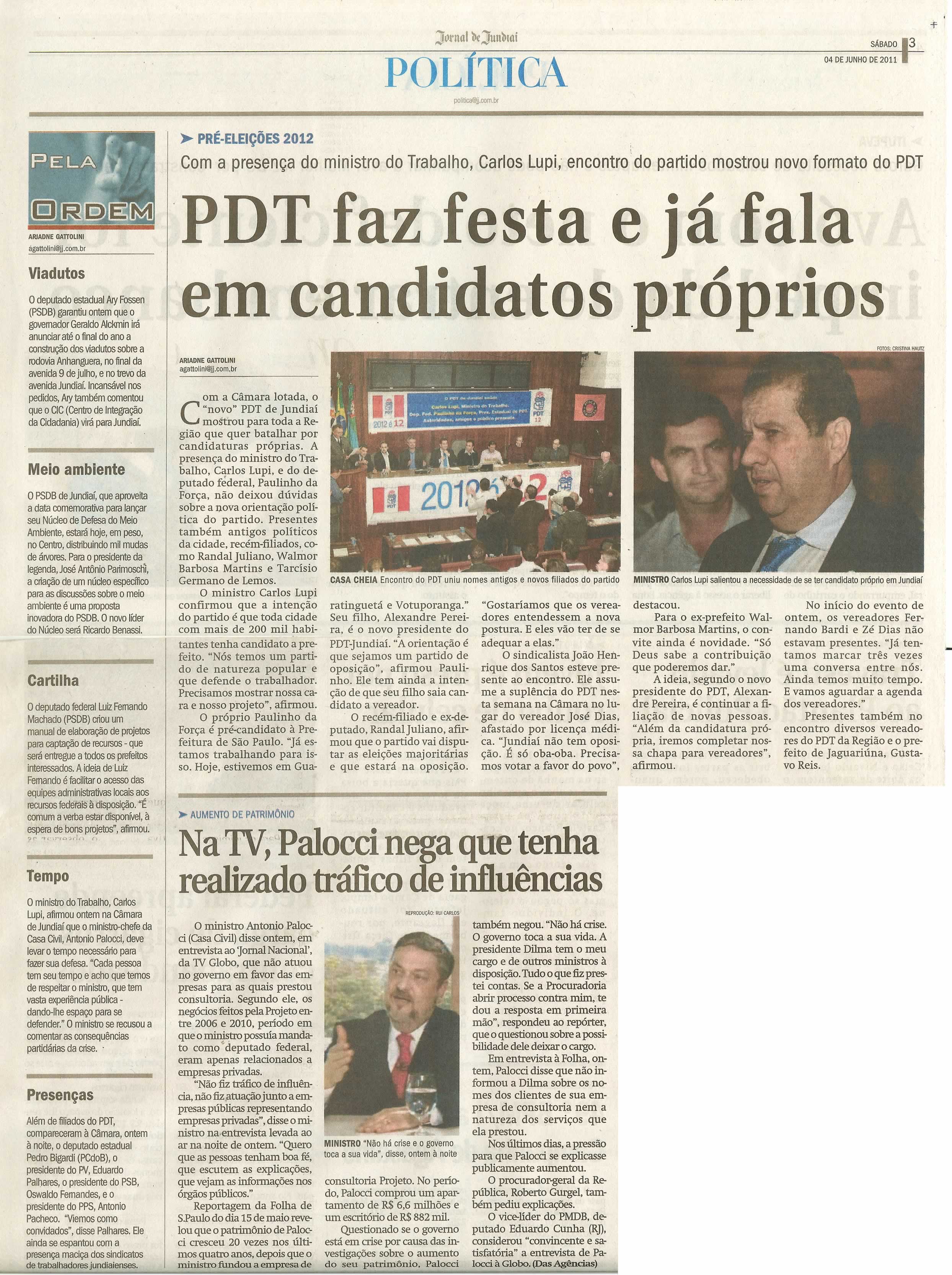 Jornal de Jundiaí - 04/06/2011