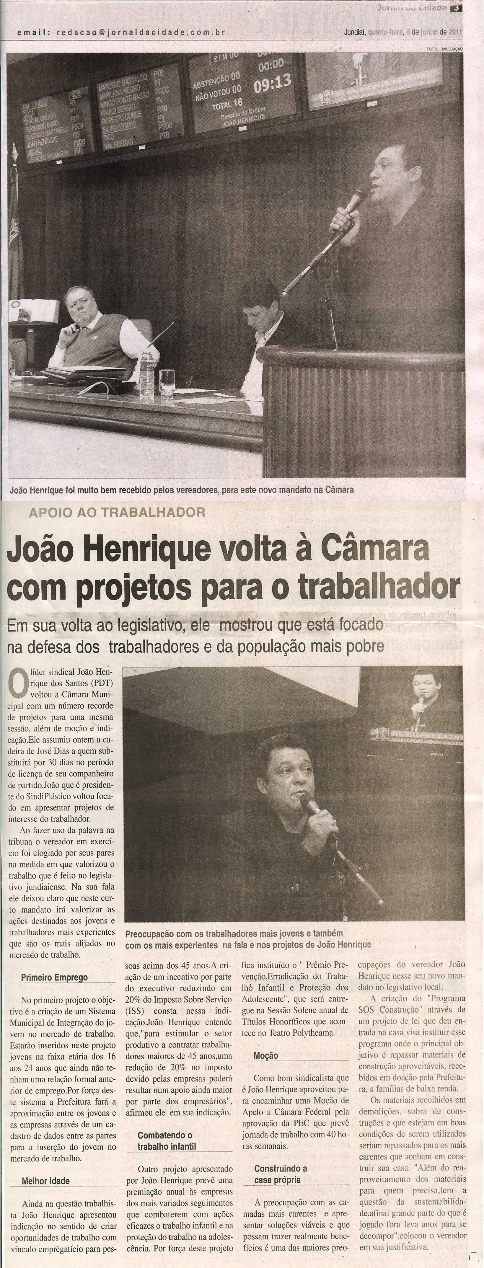 Jornal da Cidade - 08/06/2011