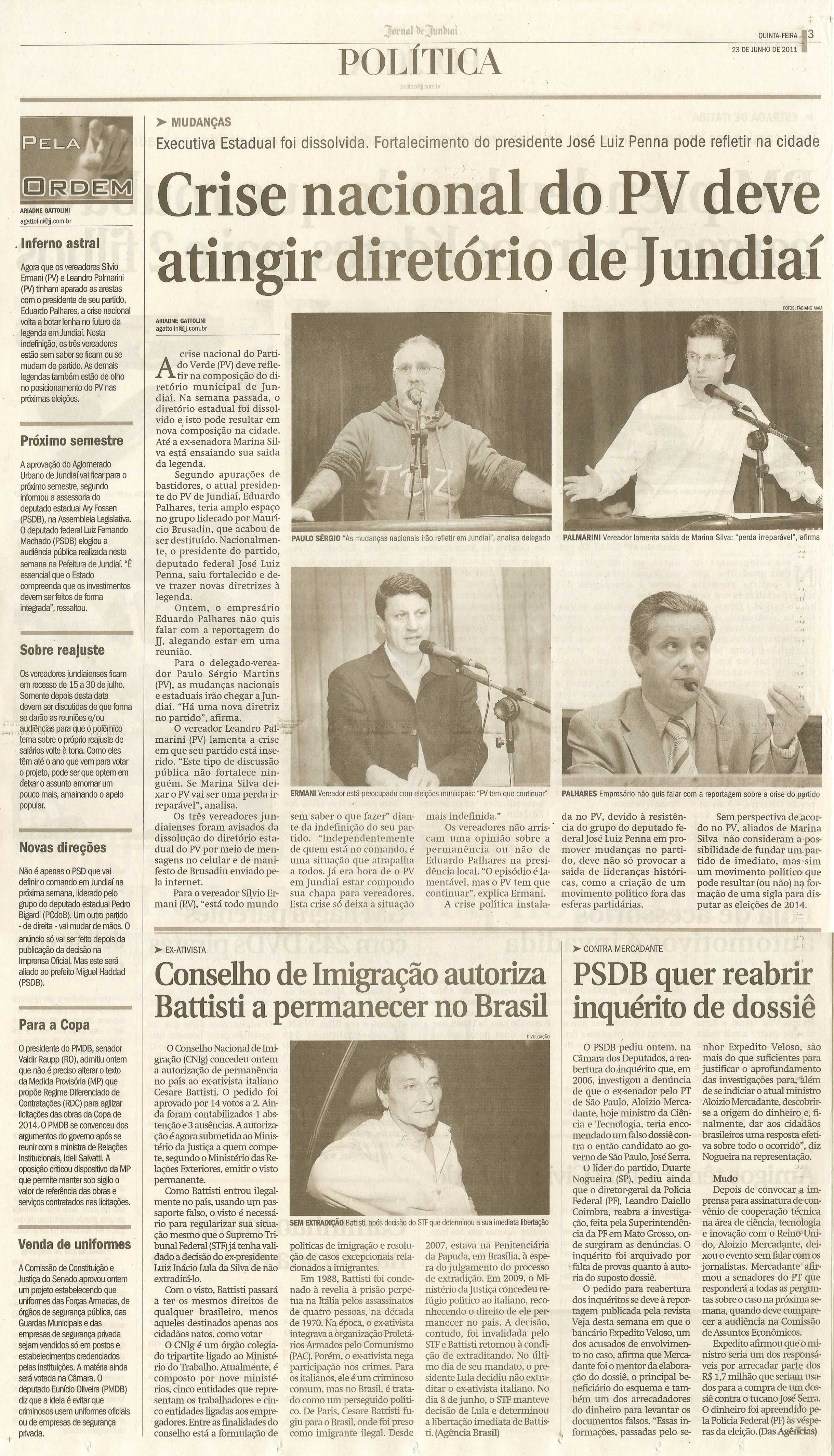 Jornal de Jundiaí - 23/06/2011