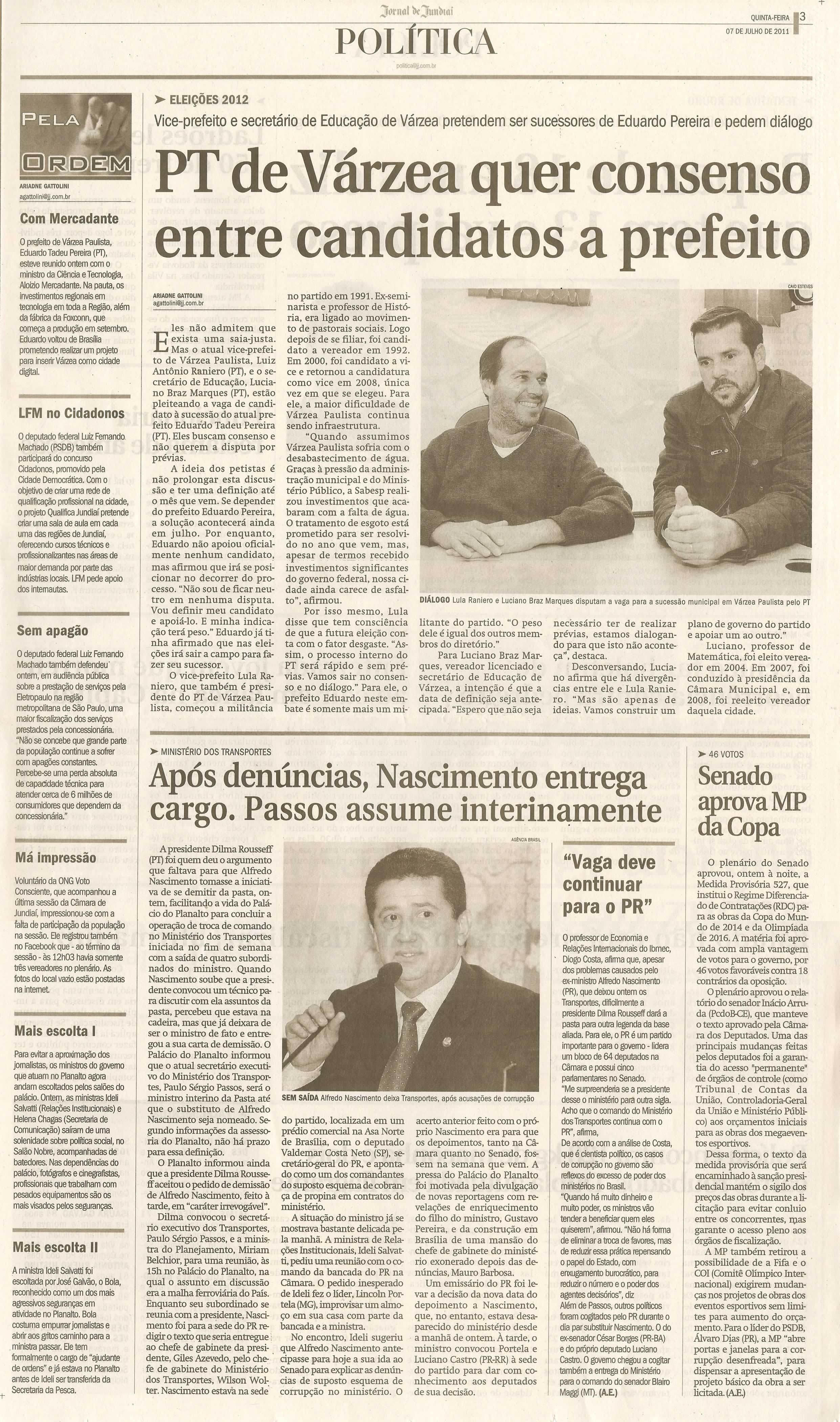 Jornal de Jundiaí - 07/07/2011