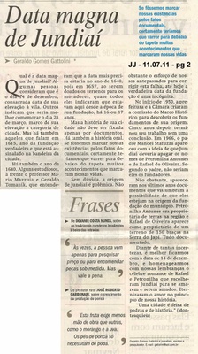 Jornal de Jundiaí - 11/07/2011