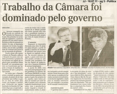 Jornal de Jundiaí - 18/07/2011