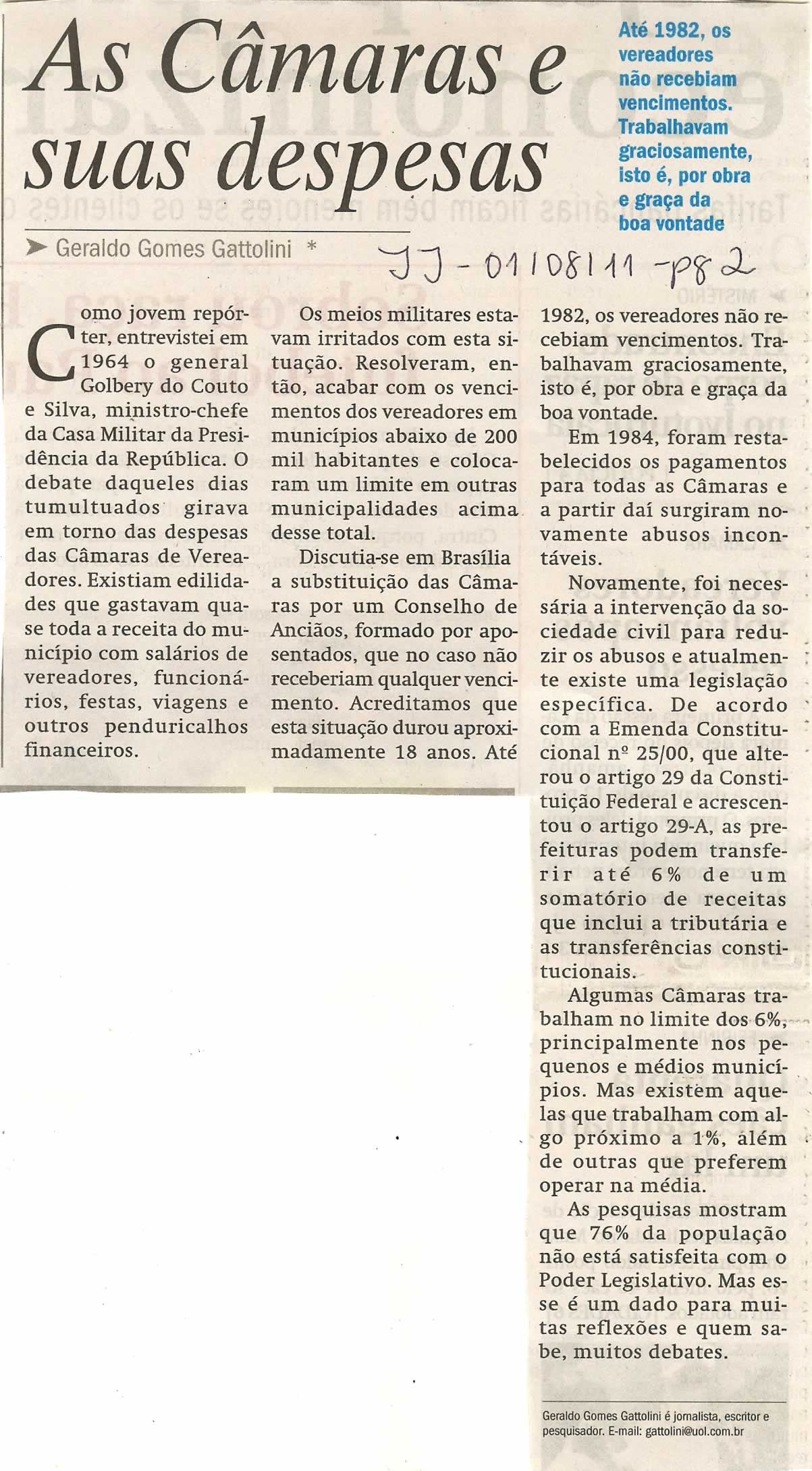 Jornal de Jundiaí - 01/08/2011