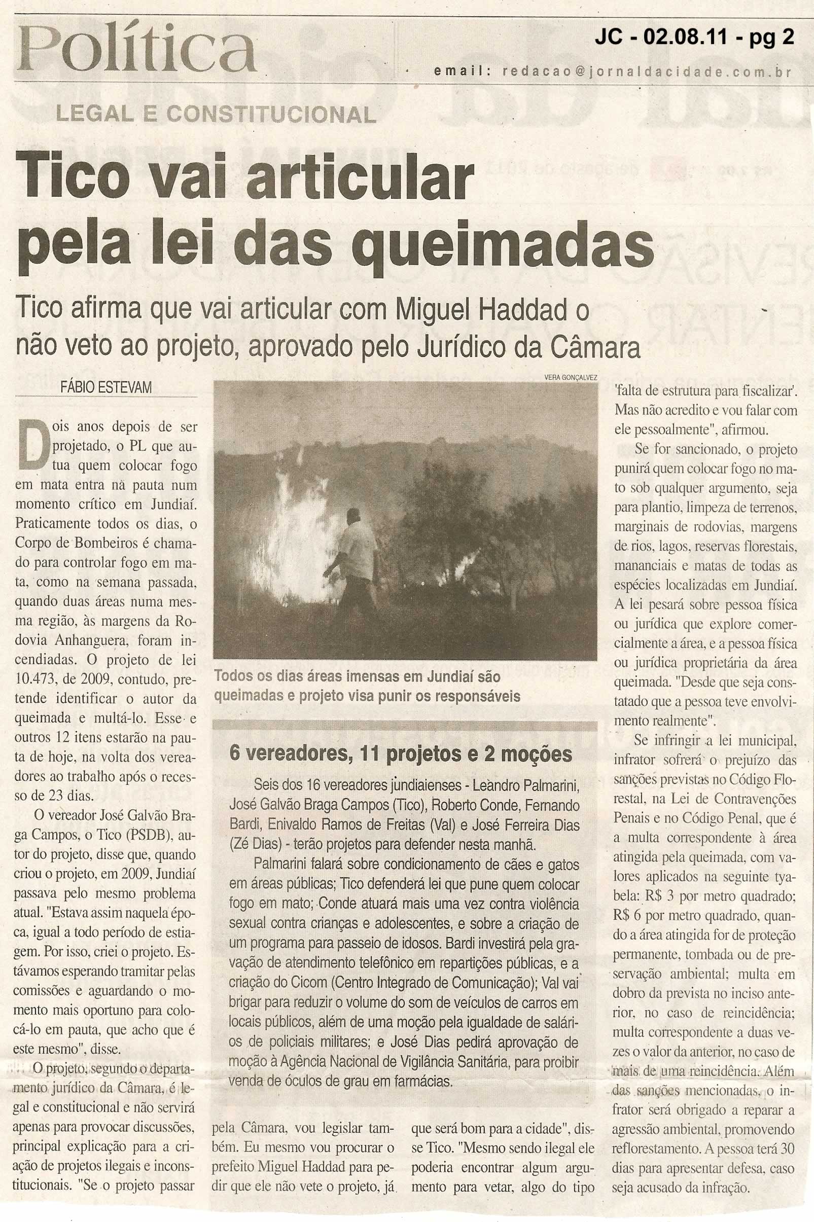 Jornal da Cidade - 02/08/2011