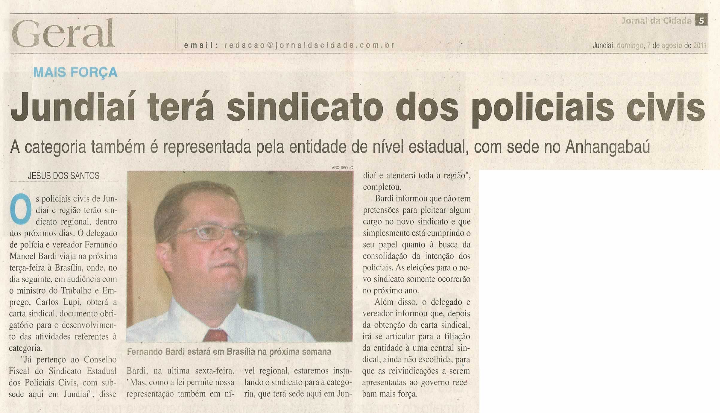Jornal da Cidade - 07/08/2011