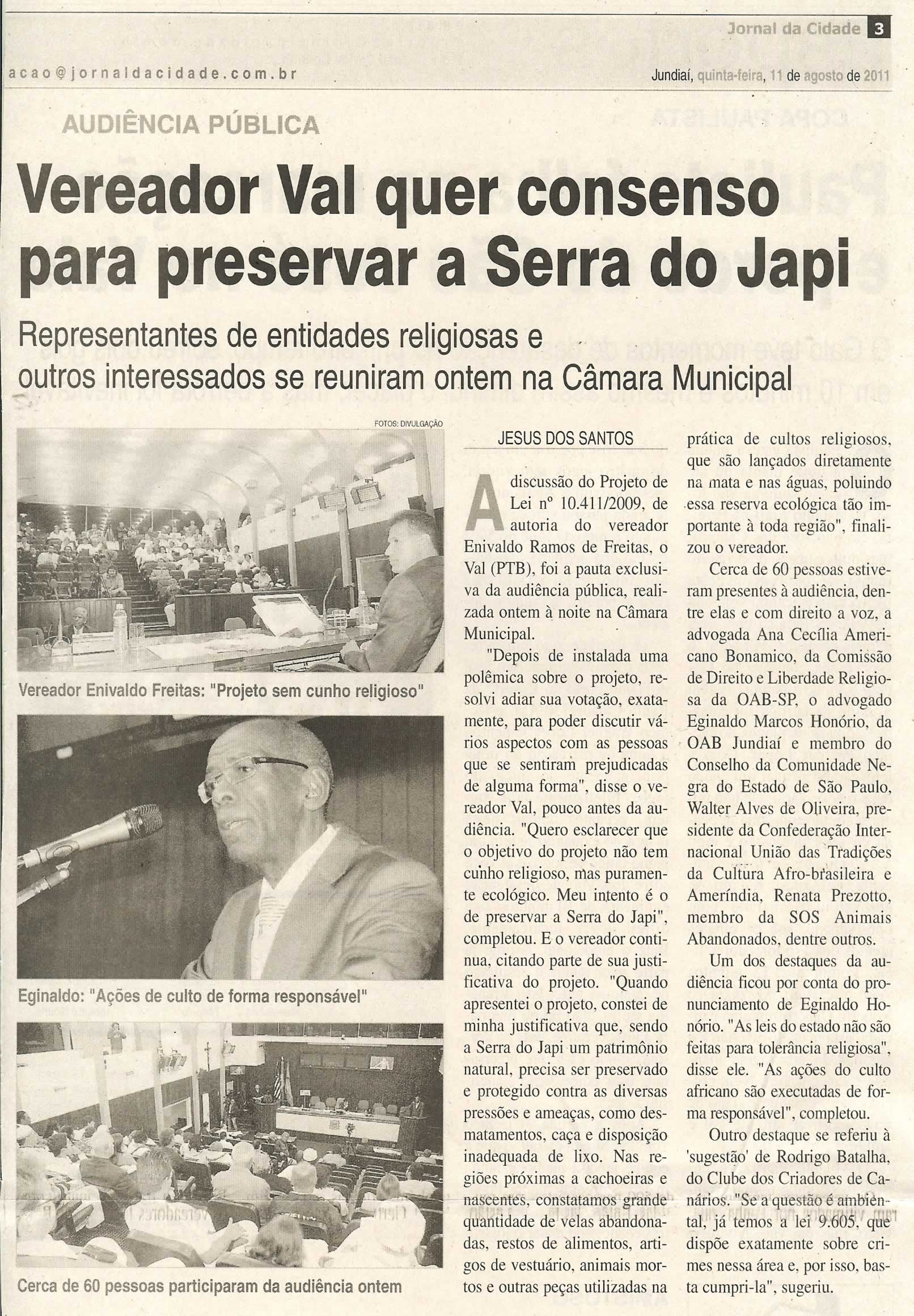 Jornal da Cidade - 11/08/2011