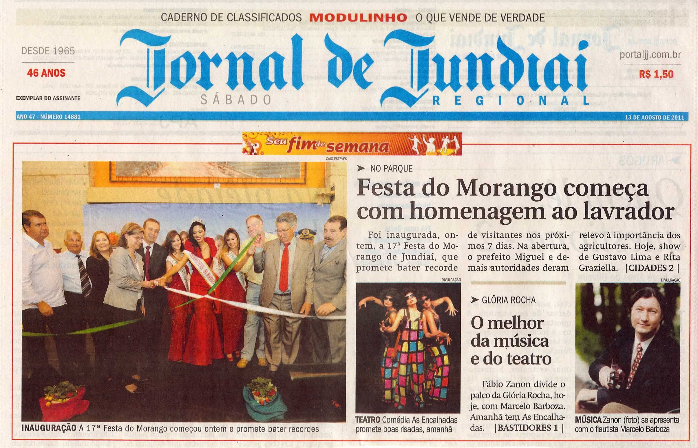 Jornal de Jundiaí - 13/08/2011