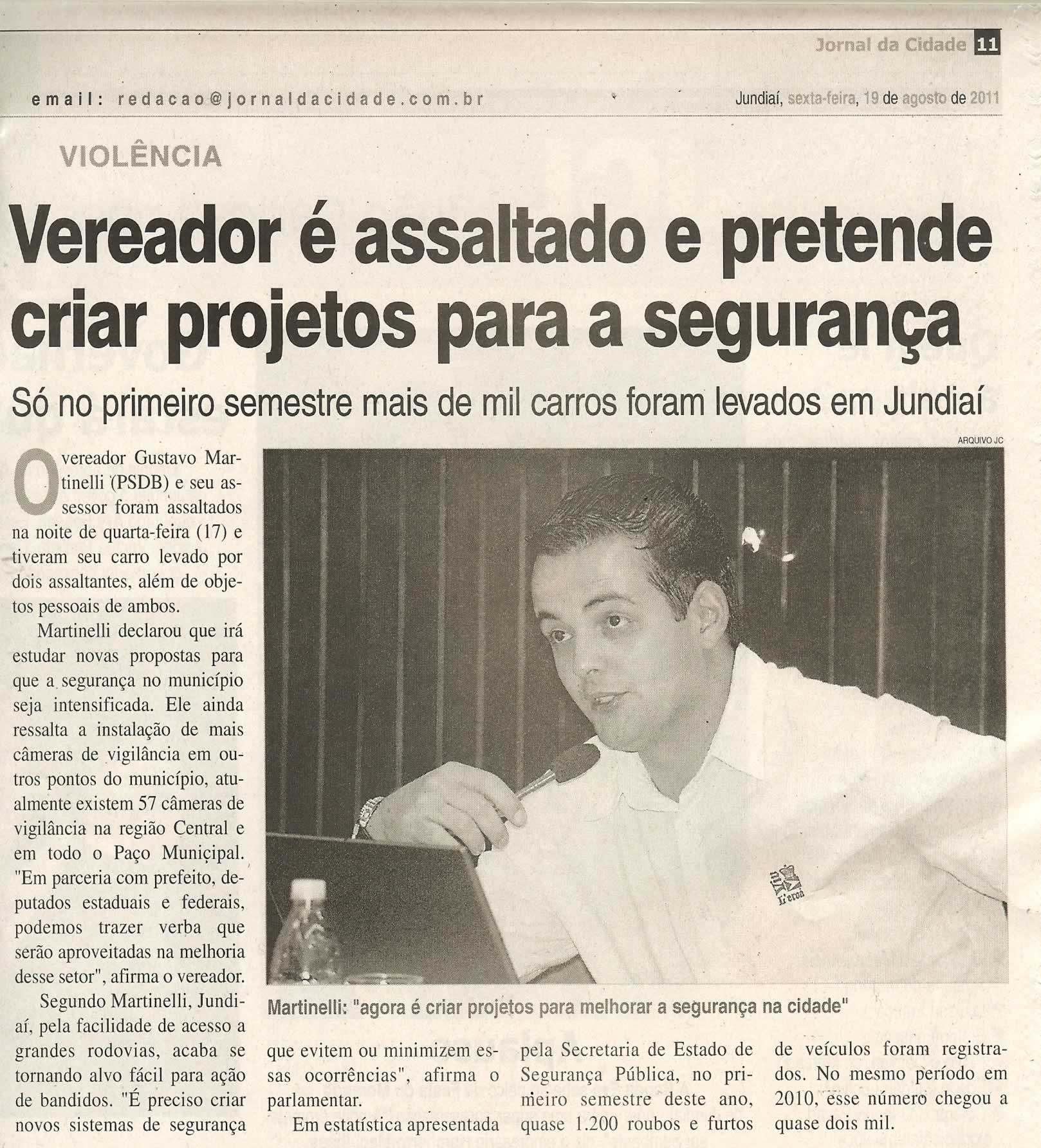 Jornal da Cidade - 19/08/2011
