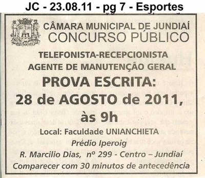 Jornal da Cidade - 23/08/2011
