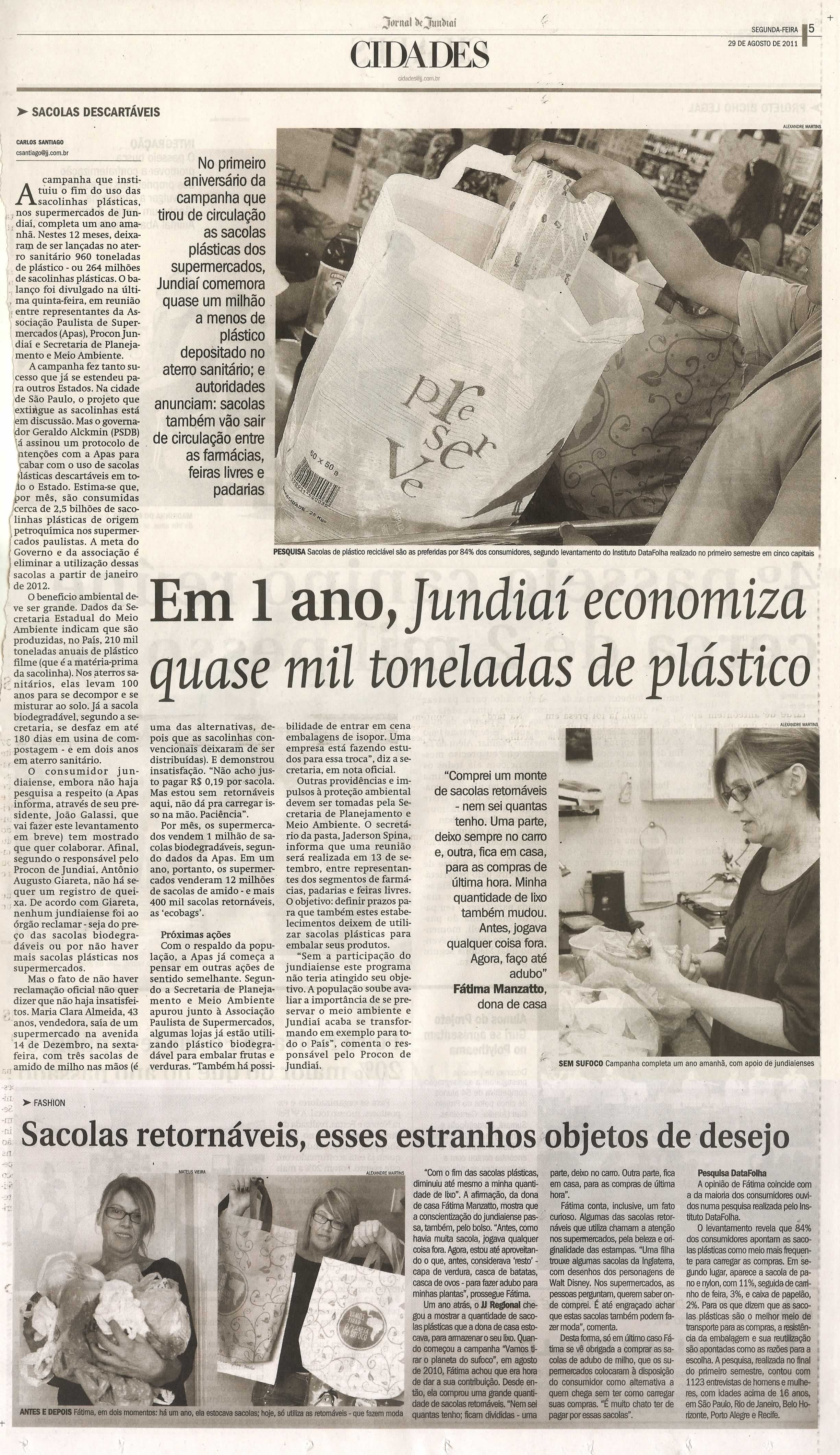 Jornal de Jundiaí - 29/08/2011