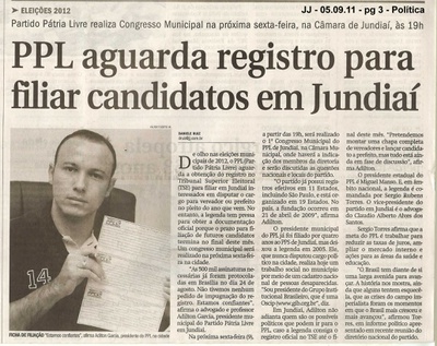 Jornal de Jundiaí - 05/09/2011