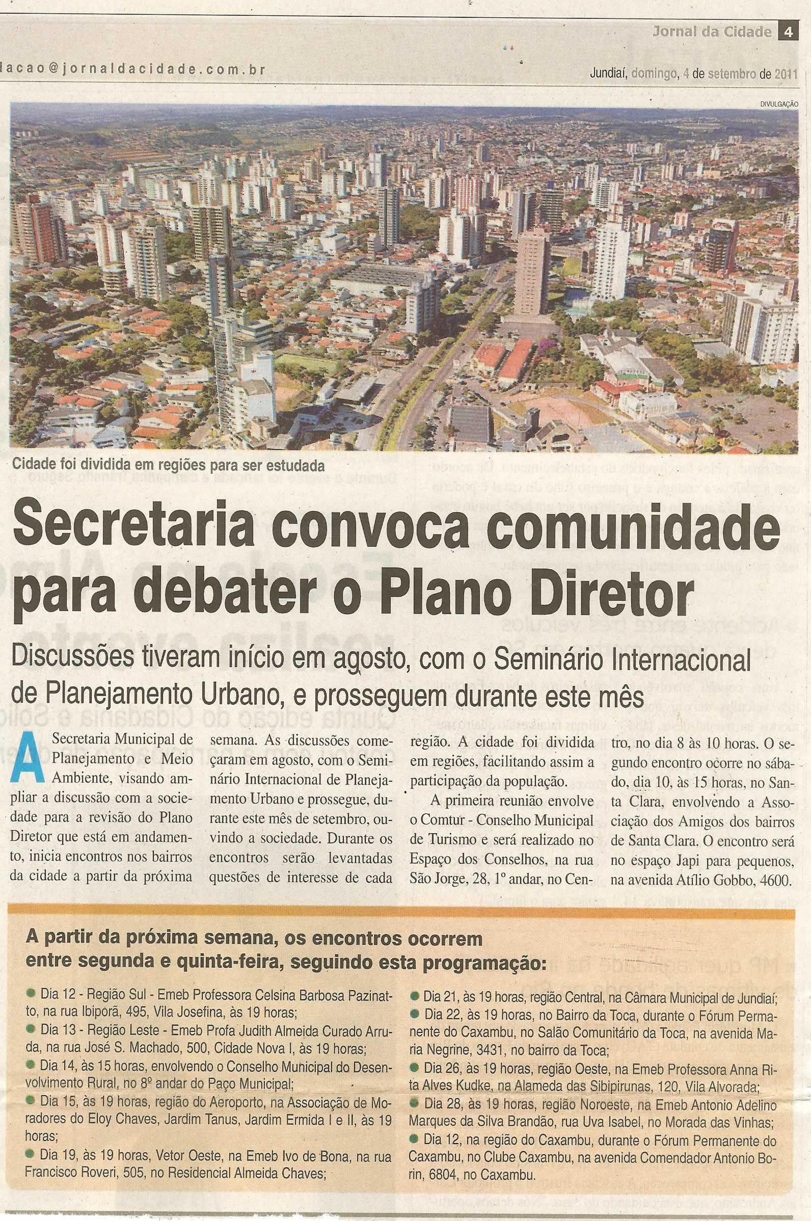 Jornal da Cidade - 04/09/2011