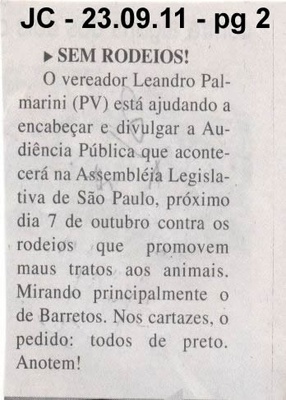 Jornal da Cidade - 23/09/2011