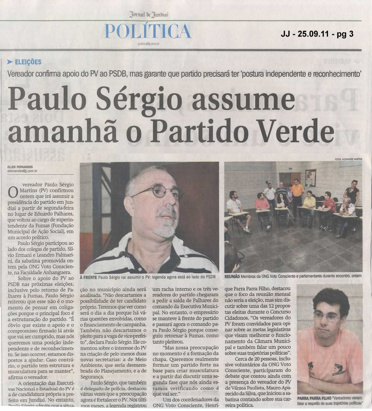 Jornal de Jundiaí - 25/09/2011