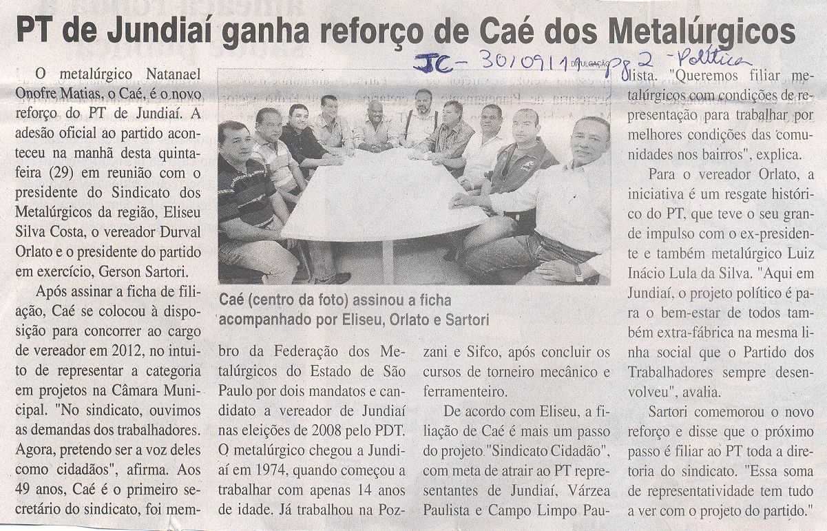 Jornal da Cidade - 30/09/2011