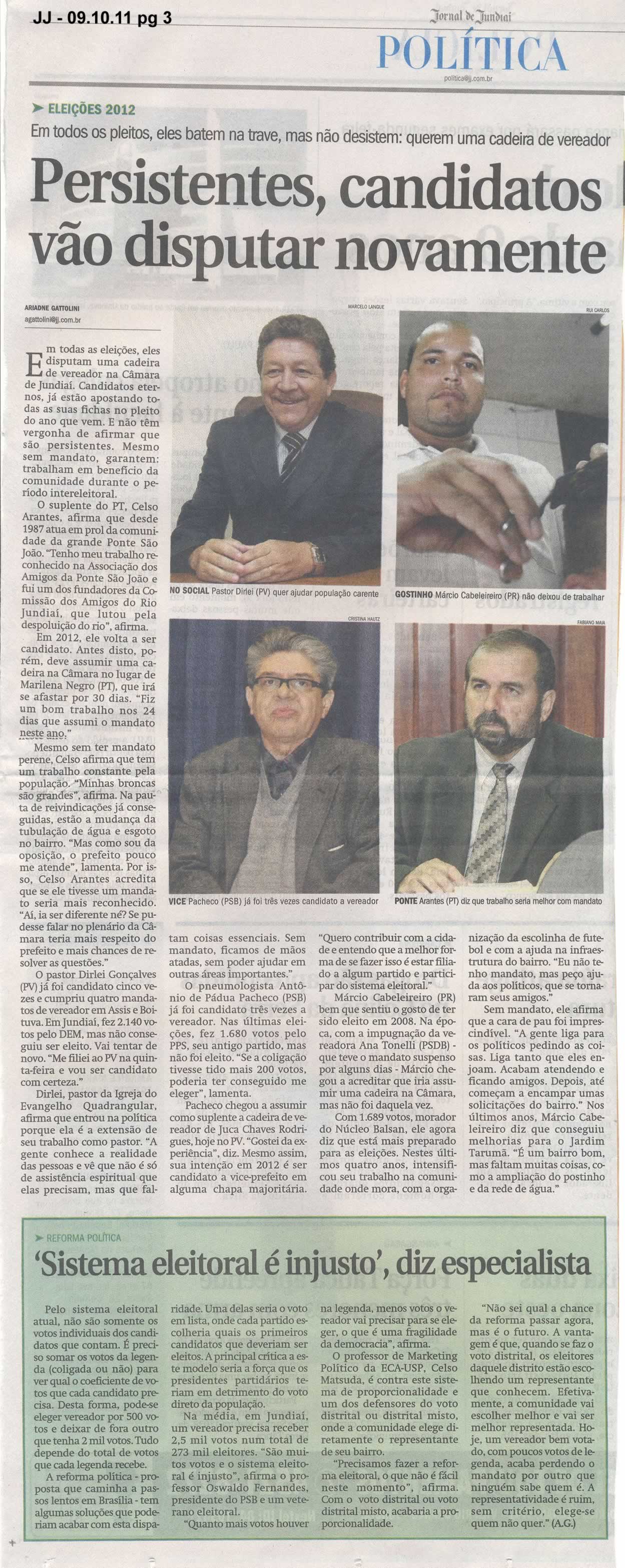 Jornal de Jundiaí - 09/10/2011