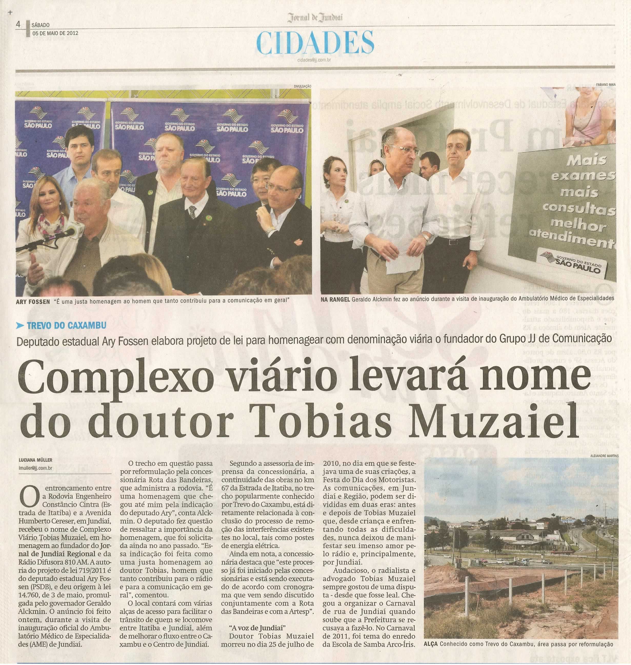 Jornal de Jundiaí - 05/05/2012