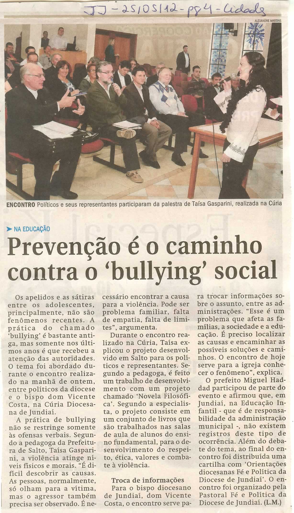 Jornal de Jundiaí - 25/05/2012