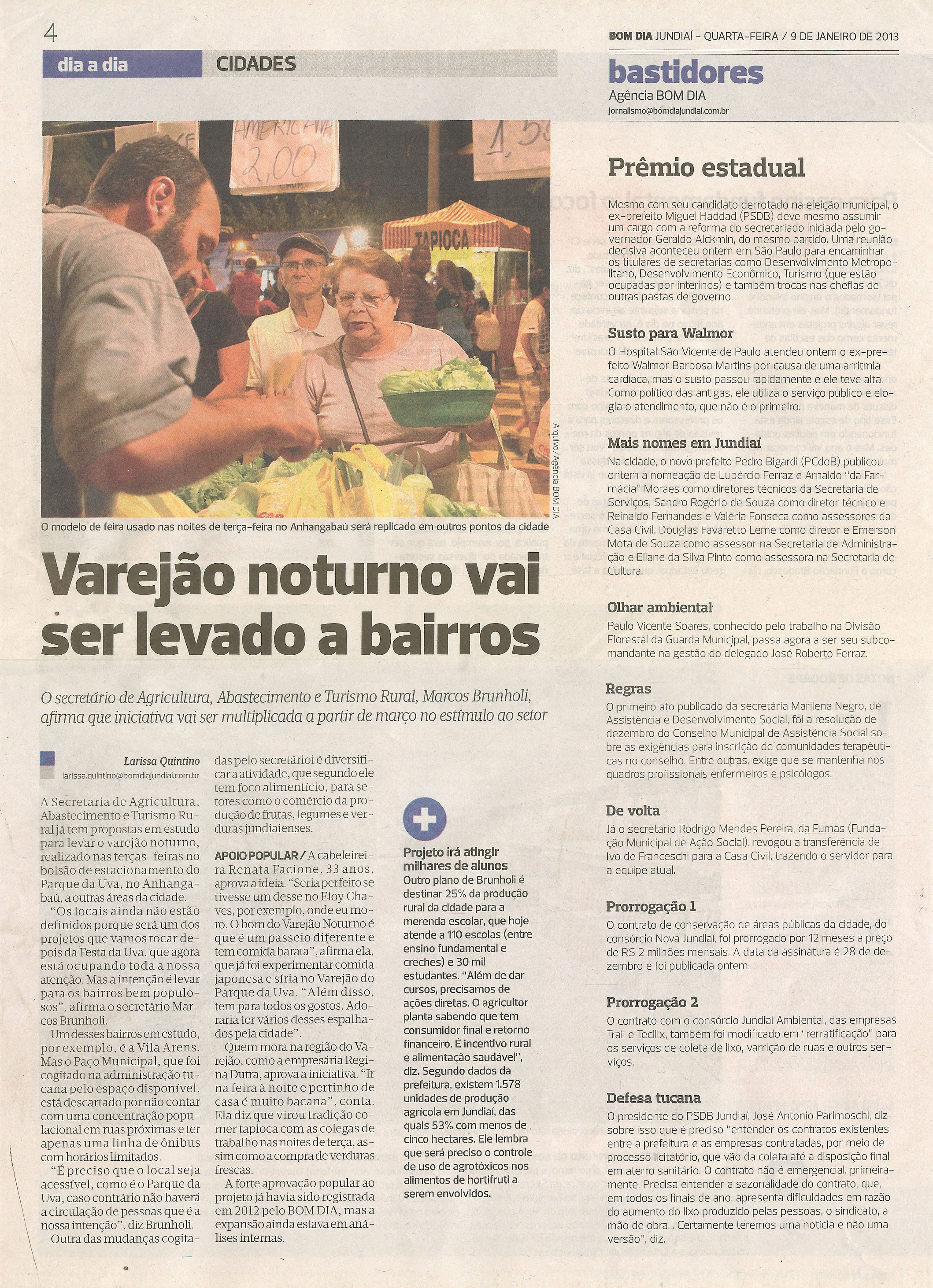 Bom Dia Jundiaí - 09/01/2013