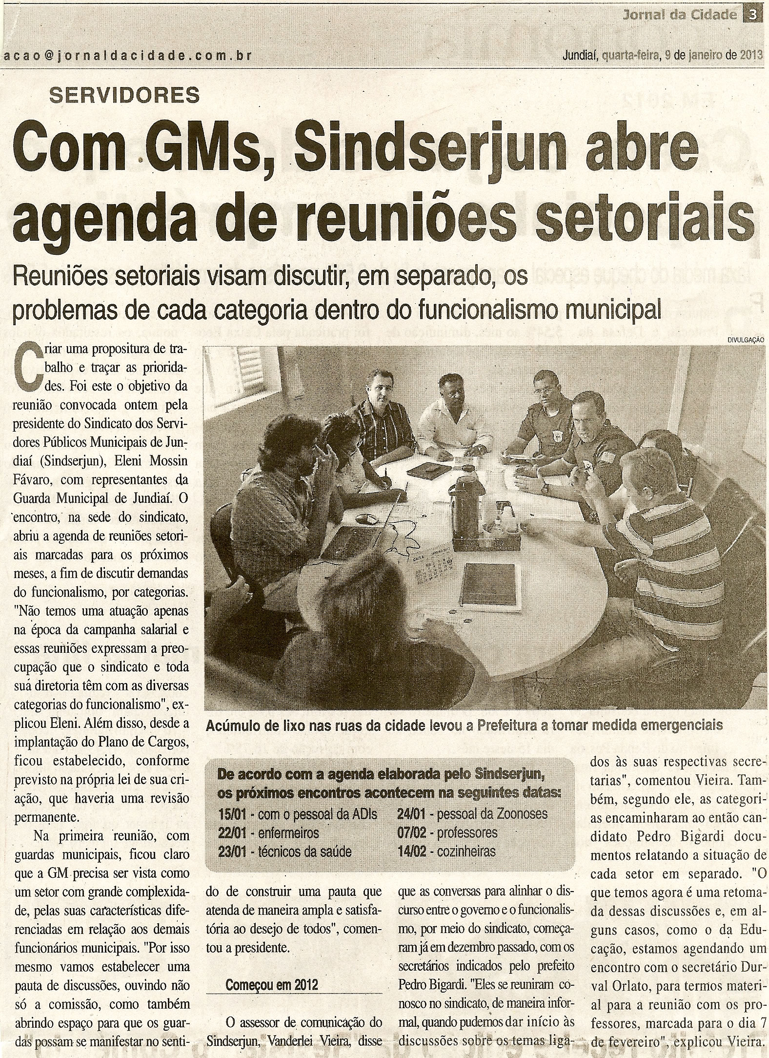 Jornal da Cidade  - 09/01/2013