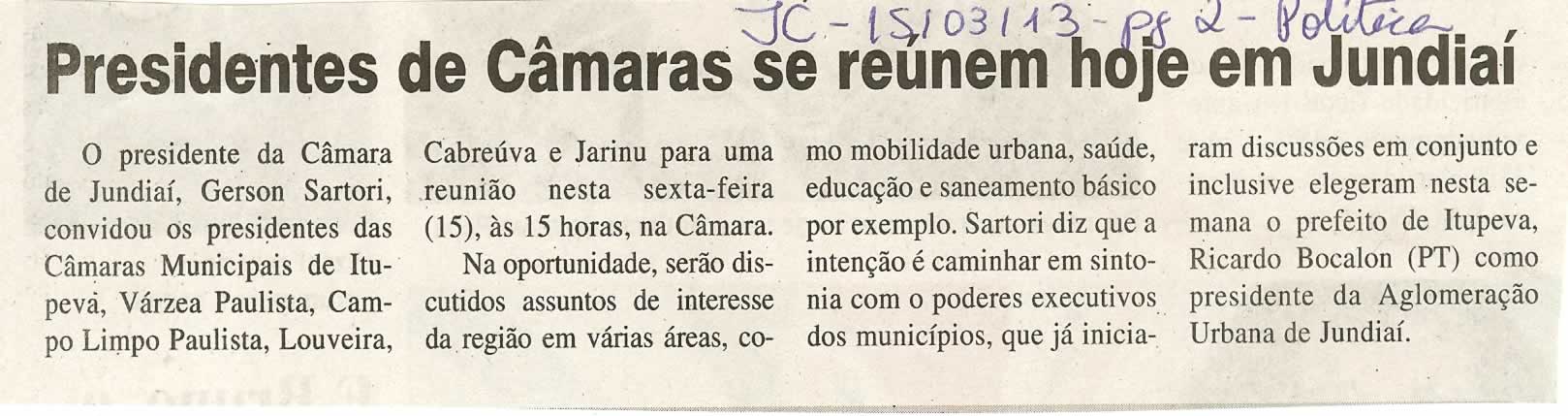 Jornal da Cidade - 15/03/2013