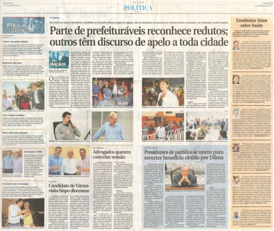 JJ - página 2 - 02/09 - Parte de prefeituráveis reconhece redutos; outros têm discurso de apelo a toda cidade 