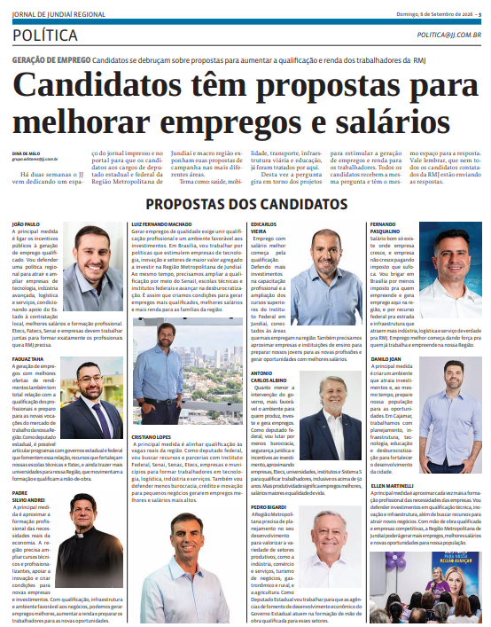Candidatos têm propostas para melhorar empregos e salários