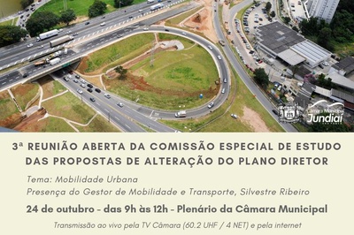 Convite - 3ª Reunião Aberta da Comissão Especial de Estudo das Propostas de Alteração do Plano Diretor