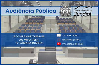 Programe-se: Audiências Públicas de novembro