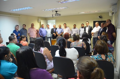 Vereadores recebem agentes de saúde