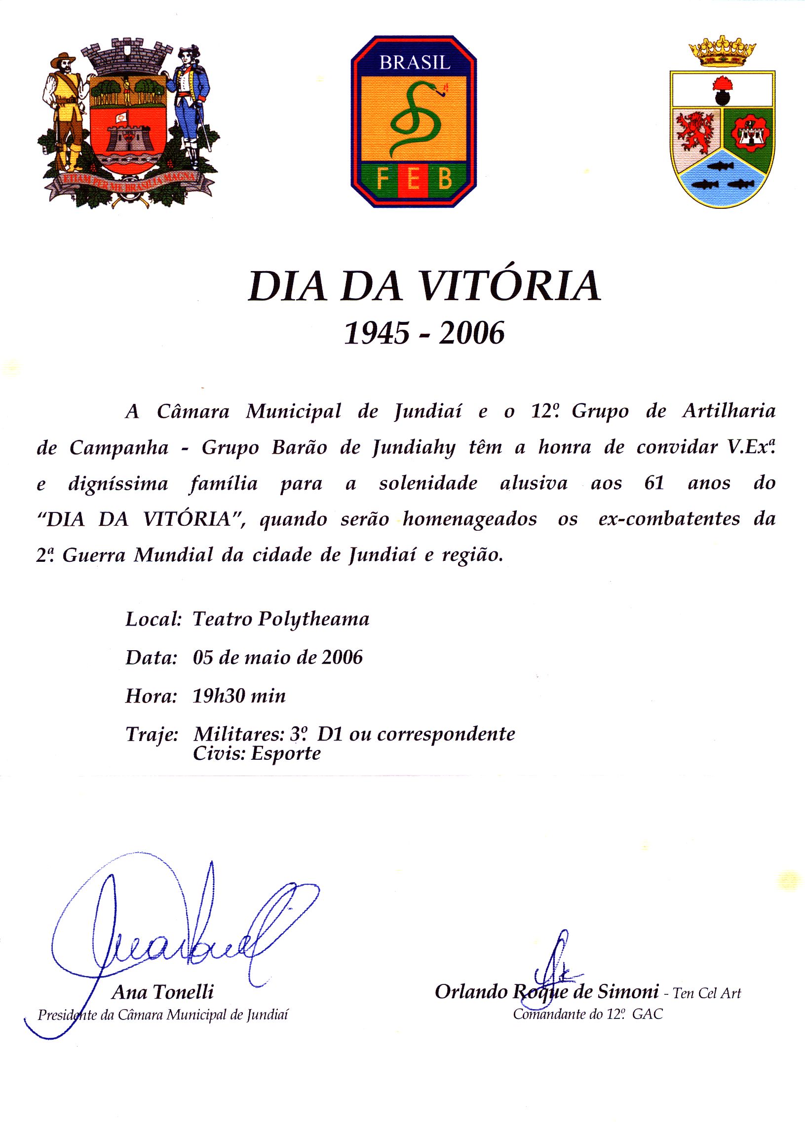 convite DV 2006
